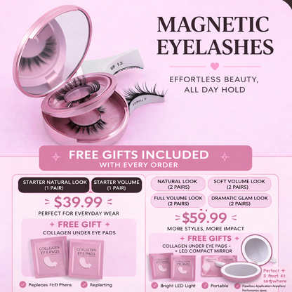Lorvyno™ Magnetic Lash Kit (No Glue Needed)
