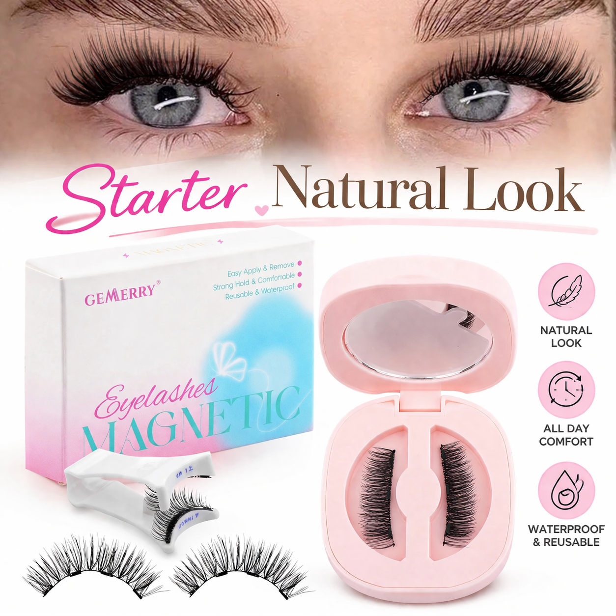 Lorvyno™ Magnetic Lash Kit (No Glue Needed)